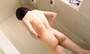 Masturbation in the showe room. Miho Wakabayashi 2