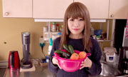 Fresh vegetables masturbation. Anna 1