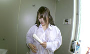 Big breasts take a shower. Mayu 1