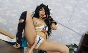 Horse riding style masturbation. Kana 5