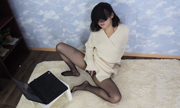 The woman who masturbation while seeing the appearance work. Chihiro 1