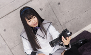 Cosplay Slf-cam masterbation. Sumire 3