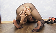 Hosiery masturbation Miharu 28