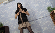 Hosiery masturbation Miharu 3