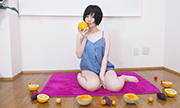 Masturbation with fruits Kana 2