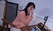 Masturbation duting a call Nahoko 3