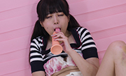 Dildo masturbation Momo 18