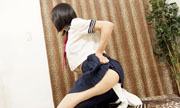 Mature women performs  masturbation with a heel Miho Wakabayashi 1