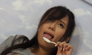She eats Genital secretions. Satomi 32