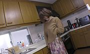 Rubbing in the kitchen Shizuka 1