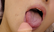 Licking the dildo Nahoko 11
