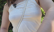 Going for a walk without panties or a bra Miyu 6