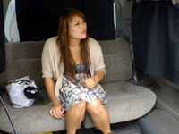 Saki Car self take Masturbation